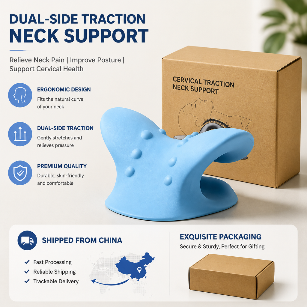 Ergonomic Neck Pillow for Pain Relief & Deep Sleep Support